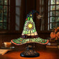 Witch Hat Lamps - Handcrafted Stained Gothic Wizard Hat Lights for Decor