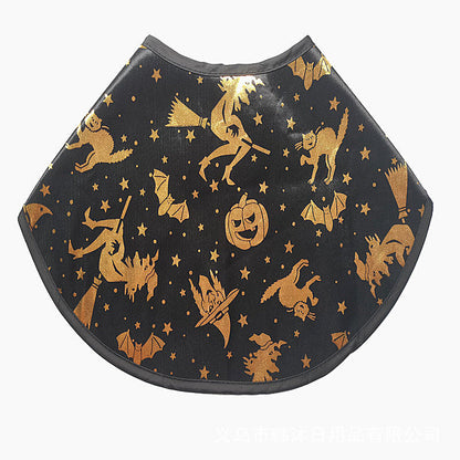 Pet Halloween Printed Wizard Cloak Set Costume