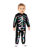 Baby Girl's Iridescent Skeleton Costume