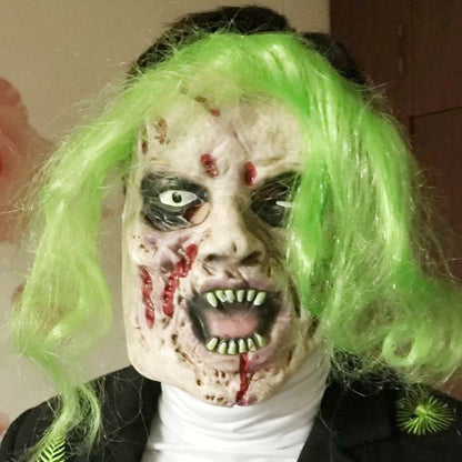 Scary Zombie Halloween Costume Headgear Mask