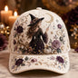 🎃 3D Halloween Embroidery Cap | Spooky Cute Adjustable Hat for Fall Outfits, Daily Styling & Halloween Parties