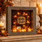 🎃DIY Lighted Halloween Shadow Box Kit – Warm LED Fall Decor & Easy Seasonal Craft