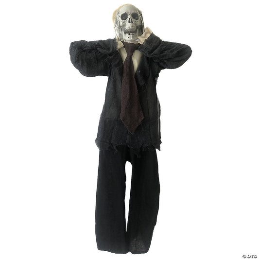 43" Animated Hanging Skull Man