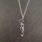Hanging Skull Necklace Halloween Zombie Costume
