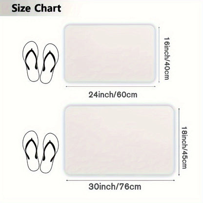 Gothic Bat Unwelcome Doormat Non-Slip Welcome Mat Halloween Home Decor Entrance Rug Indoor Floor Mat