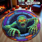 Zombie Halloween 3D Printed Rug UKHM5230903