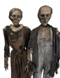 American Gothic Farmer Mummy Couple