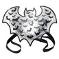 Bat Shaped Clear Vinyl Backpack Purse