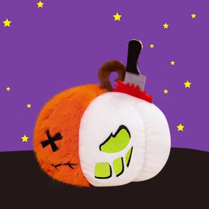 Halloween Theme Pumpkin Ghost Spider Plush