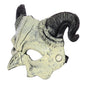 Half-Face Ghost Halloween Mask - Half-Face