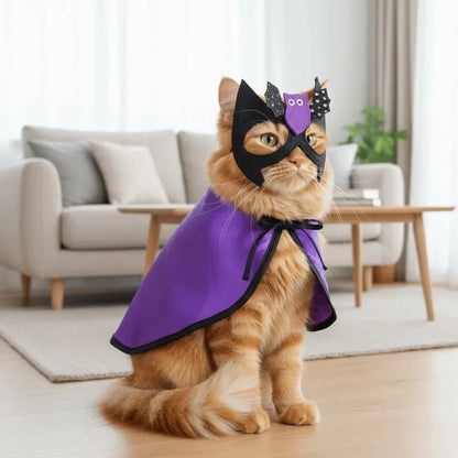 Wizard Bat Cloak Pet Halloween Costume