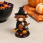 🔥Last Day 50% OFF 🐮Halloween Highland Cow Witch Ornament – Spooky-Cute Tabletop Decor for Mantel, Shelf & Candy Station