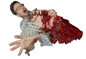 Actor Rigged Olly Torso with Exposed Ribs and Guts