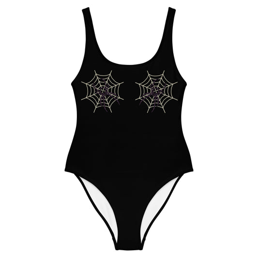 Spider Boobs One-Piece Swimsuit