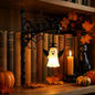 Halloween Bookshelf Hook Light – Spooky Cute LED Shelf Decor For Book Lovers