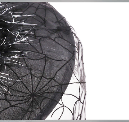 Mesh Witch Halloween Costume Hat