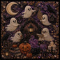 🧘Relaxing & Beginner-Friendly- 👻Cute Ghosts Pumpkins 3D Pearl Mosaic Art Kit