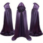 Halloween Costumes - Halloween Cape Cloak for Adults 59 Inch Gothic Death Costume Robe | Vampire Grim Reaper