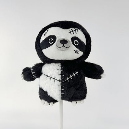 Goth Stiching Sloth Stuffed Animal