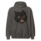 Gray Scratch Cat Pullover Hoodie